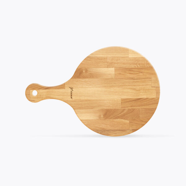 By Brorson Pizzabræt Ø 30 cm - Olieret Egetræ