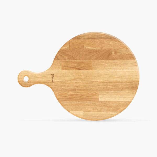 By Brorson Pizzabræt Ø 40 cm - Olieret Egetræ