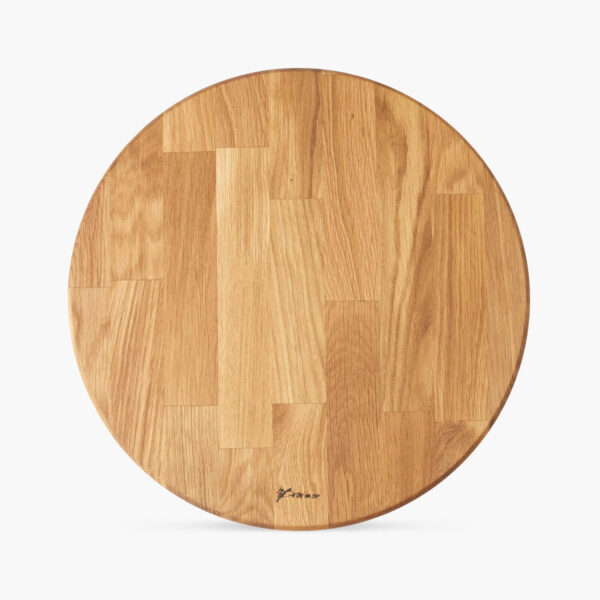 By Brorson Skære-/serveringsbræt Ø 40 cm - Olieret Egetræ