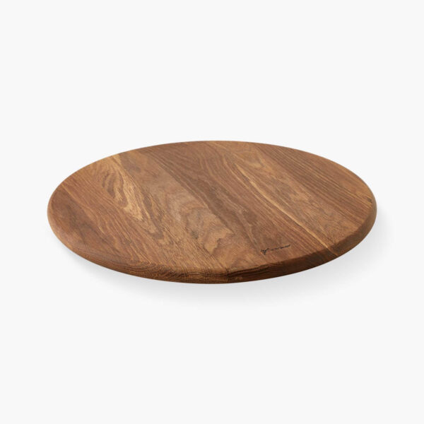 By Brorson Skære-/serveringsbræt Ø 40 cm - Røget Egetræ - Image 2
